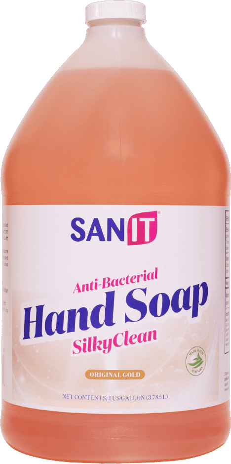 Sanit 1 gallon Original Gold antibacterial hand soap distributor